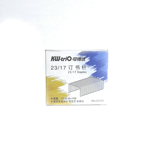 Grapas de acero niquelado N° 23/17