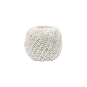 Hilo de algodón, ovillo de 2 mm, 125 gr, 100 % algodón