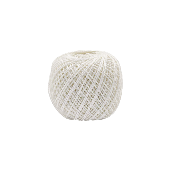 Hilo de algodón, ovillo de 2 mm, 125 gr, 100 % algodón