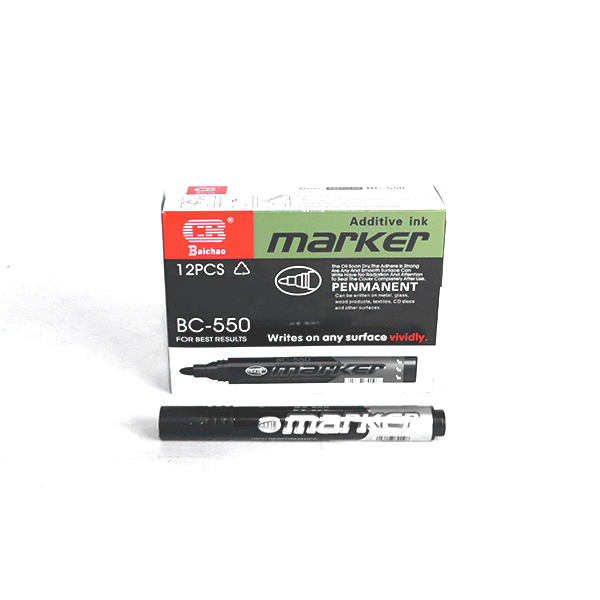Marcador Permanente Negro, Multimark - BC-550