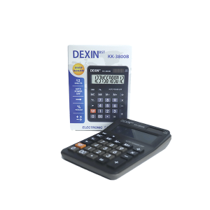 Calculadora de 12 dígitos solar y a pilas Dexin
