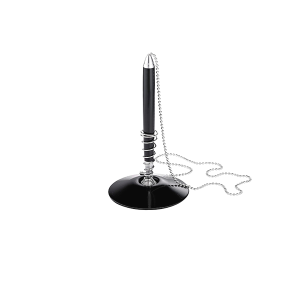 Bolígrafo con cadena metálica larga y base adhesiva sin blíster, 05 mm - JCP