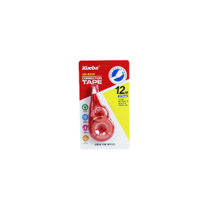 Corrector en cinta, Ancho 5 mm x largo 12 mts con protector de punta - XUEBA