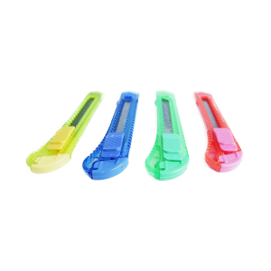 Estilete, cuchilla hoja ancha, diseño ergonómico - Cuter