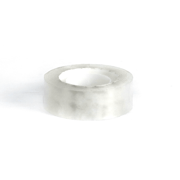 Cinta adhesiva, o cinta Scoch transparente, aro pequeño, de 30 yardas x 18 mm - Imagen 2