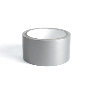 Cinta Adhesiva Fuerte, Gris / plateada, grande, duct tape, rollo de 10 yardas x 2″ (48 mm)